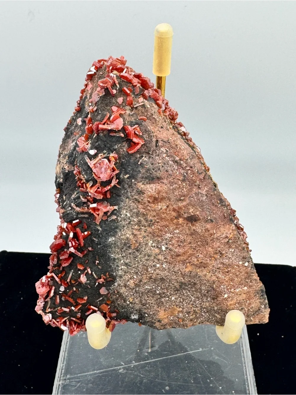 Vanadinite Crystal Cluster on Matrix